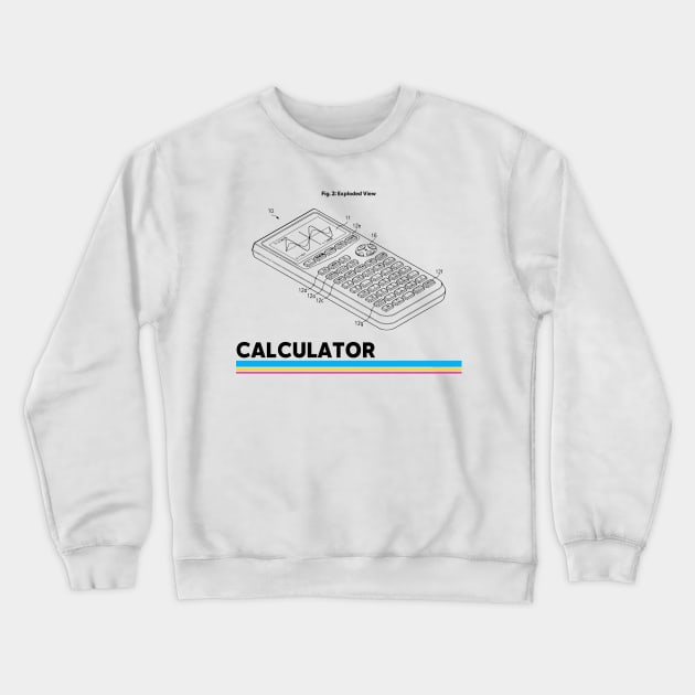 Design of Calculator Crewneck Sweatshirt by ForEngineer